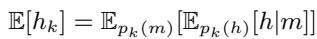 Equation 1: The expected human rating expressed as a conditional expectation.