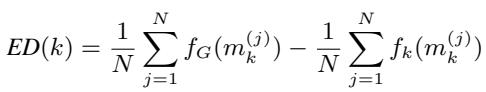 Equation 2: Formula for Expected Deviation (ED).