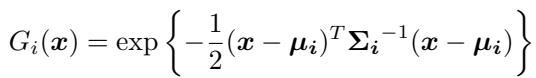 Definition of a 3D Gaussian.
