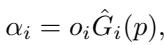 3DGS approximate alpha computation.