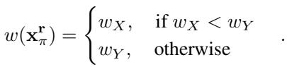 Equation for the final combined splatting weight.