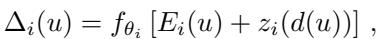 Equation for deformation including depth encodings.