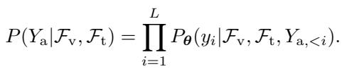 The loss function used for training Olympus, based on standard next-token prediction probability.