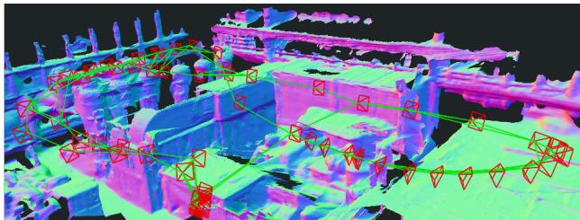 Reconstruction on EuRoC Machine Hall 04.