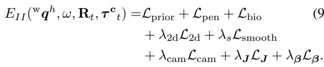 Equation 9: The interaction optimization function.
