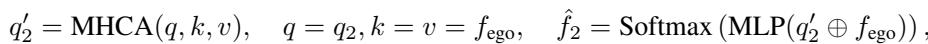 Equation 5: Action Classification Head.
