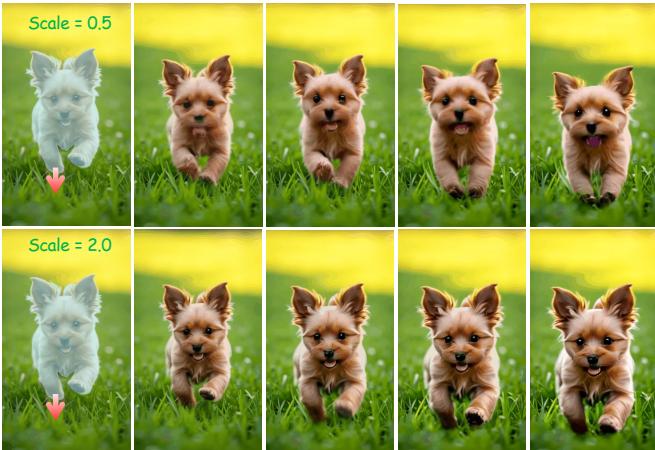 Ablation on number of inference control points.