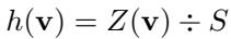 Equation for Zorder-div hash function