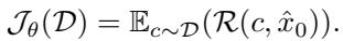 Equation for the learning objective function.