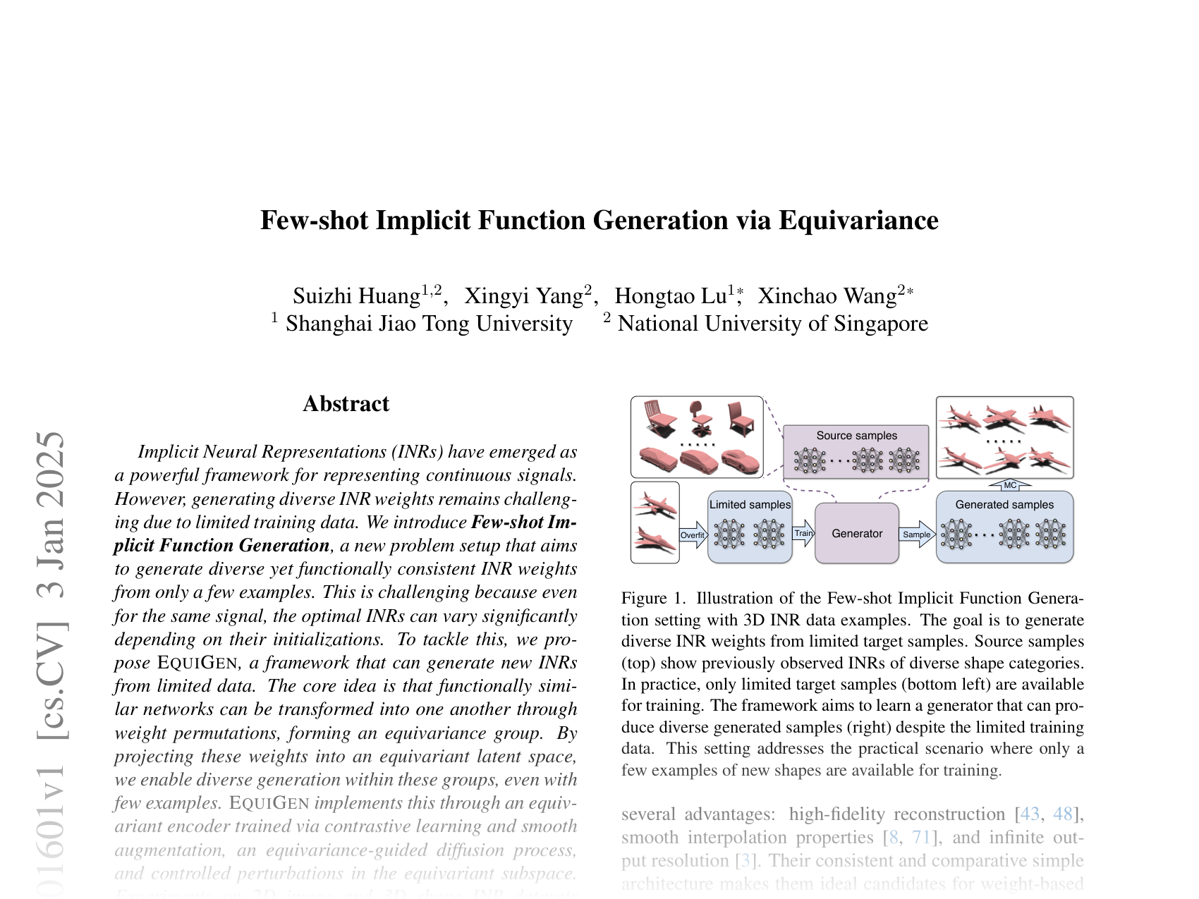 [Few-shot Implicit Function Generation via Equivariance 🔗](https://arxiv.org/abs/2501.01601)