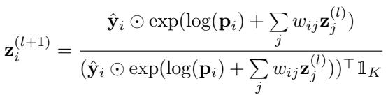 Assignment Update Equation