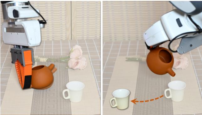 Two failure cases demonstrating what happens without closed-loop execution.