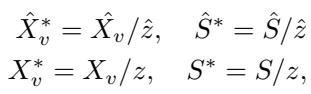 Equation for normalizing pointmaps and scene flow.