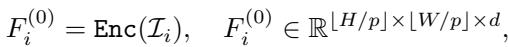 Equation 1: Initial Feature Encoding