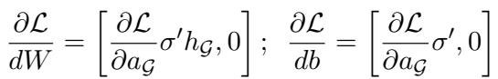 公式 5: 最终梯度计算显示我们只需要缓存 h_G。