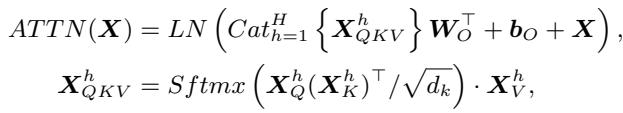 Standard Attention mechanism formula.