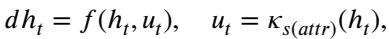 Equation defining the mode-switching control dynamics.