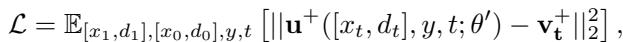 Equation showing the joint loss function for video and motion.