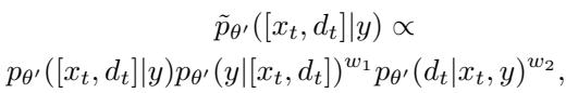Equation showing the proportional relationship of the sampling distribution.