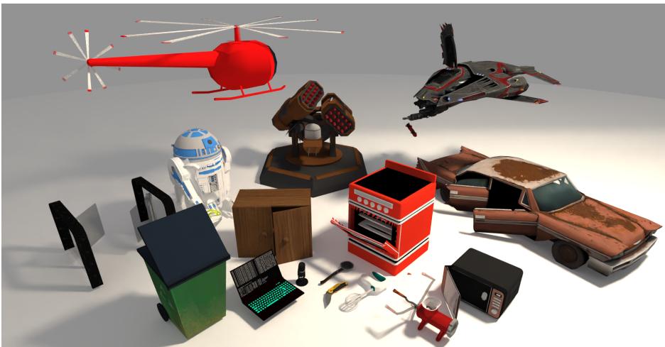 ARTICULATE ANYMESH turns 3D meshes into articulated objects.