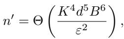 Equation for Sample Complexity