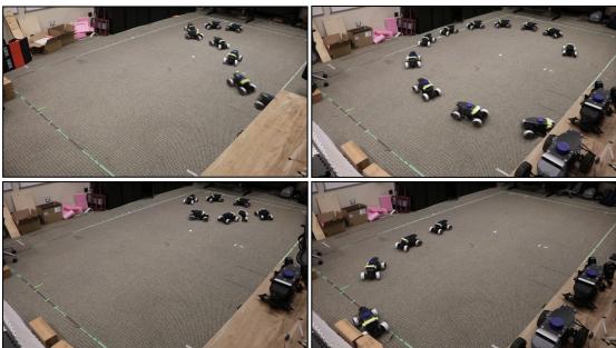 图 5: 基线漂移策略捕捉到的轨迹。基线发生了碰撞或打滑失控。