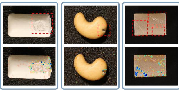 Figure 7. Visualization of the significance map on VisA samples.