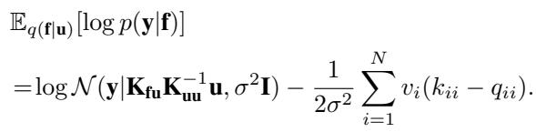 Expected log likelihood term.