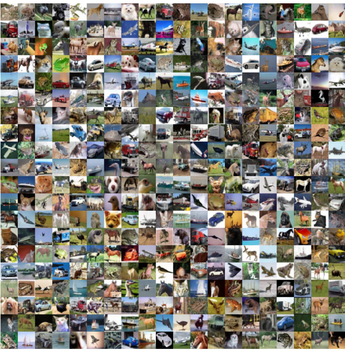 Figure 10. One-step generated samples from SMD on CIFAR-10.