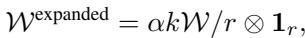 Equation 12: Expanding the routing weights.