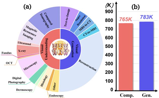 Figure 4: Data statistics of VL-Health.