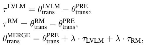 Equations for Task Arithmetic.