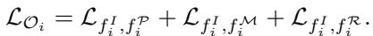 Equation for instance-level contrastive loss.