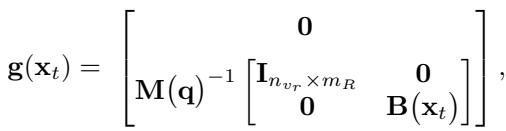 包含物体虚拟力的修正动力学方程。
