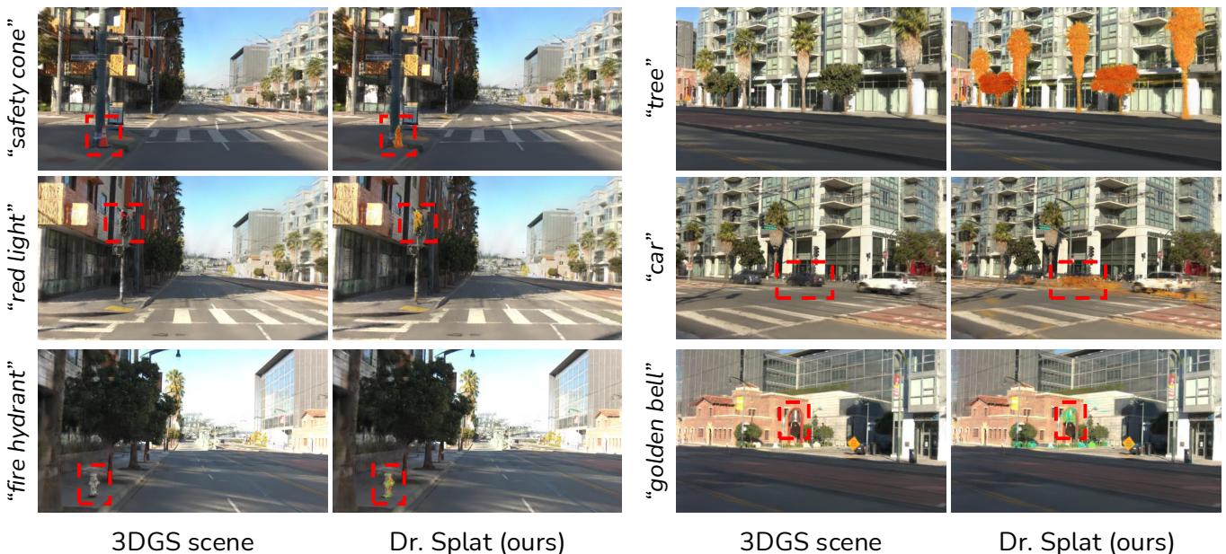 Additional qualitative results on city-scale data.