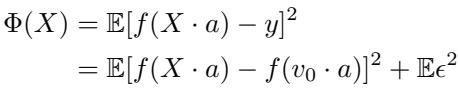 The population loss function decomposition.
