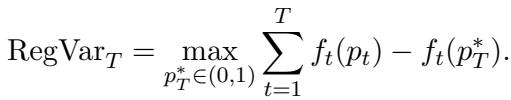 The definition of Neyman Regret.