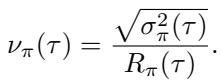 Equation for coefficient of variation as a learning metric.
