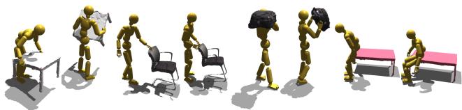 Zero-shot generalization on novel objects from BEHAVE and HODome.