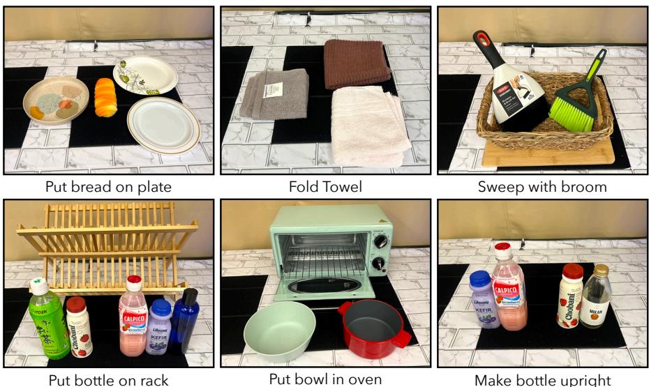 Comparison of generalization. Point Policy (left) vs Baselines.
