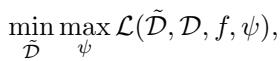 The minmax optimization equation.