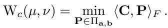 Equation 3: The Wasserstein Distance formulation.