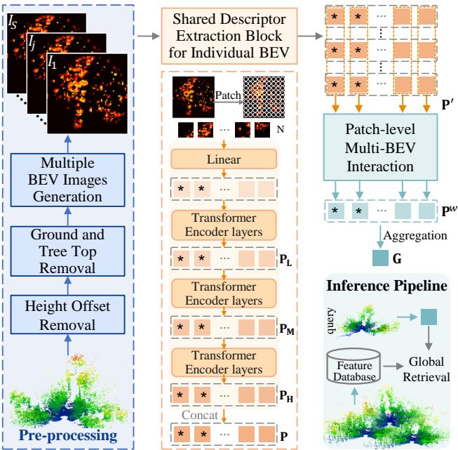 Overview of the ForestLPR framework pipeline.