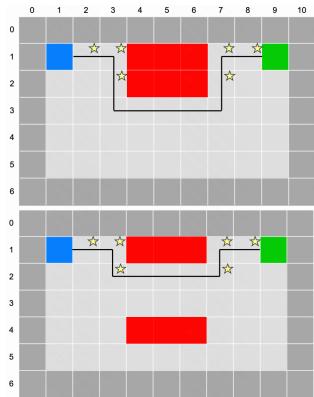 Lava world example with dynamics shift.