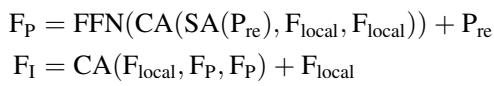 Equation for the Local Feature Refinement Module (LFRM).