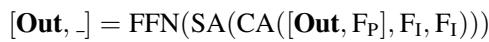 Equation for the final output fusion.