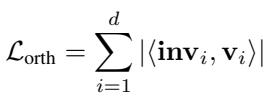 Equation for Orthogonality Loss.