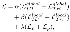 Equation for the Overall Loss function.