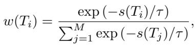 Equation for task weight normalization.