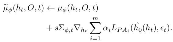 Physics-Guided Sampling Update Rule.